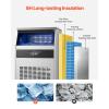 imageVEVOR Commercial Ice Maker Machine 130Lbs24H with 33Lbs Storage 45 Cubes per Cycle Stainless Steel Freestanding ampamp Under Counter Ice Maker with LED Display ampamp SelfCleaning for Home Bar RestaurantSilver