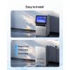 imageVEVOR Commercial Ice Maker Machine 130Lbs24H with 33Lbs Storage 45 Cubes per Cycle Stainless Steel Freestanding ampamp Under Counter Ice Maker with LED Display ampamp SelfCleaning for Home Bar RestaurantSilver