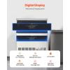 imageVEVOR Commercial Ice Maker Machine 130Lbs24H with 33Lbs Storage 45 Cubes per Cycle Stainless Steel Freestanding ampamp Under Counter Ice Maker with LED Display ampamp SelfCleaning for Home Bar Restaurantwhite