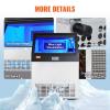 imageVEVOR Commercial Ice Maker Machine 130Lbs24H with 33Lbs Storage 45 Cubes per Cycle Stainless Steel Freestanding ampamp Under Counter Ice Maker with LED Display ampamp SelfCleaning for Home Bar RestaurantSilver