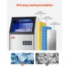 imageVEVOR Commercial Ice Maker Machine 130Lbs24H with 33Lbs Storage 45 Cubes per Cycle Stainless Steel Freestanding ampamp Under Counter Ice Maker with LED Display ampamp SelfCleaning for Home Bar Restaurantwhite