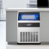 imageVEVOR Commercial Ice Maker Machine 130Lbs24H with 33Lbs Storage 45 Cubes per Cycle Stainless Steel Freestanding ampamp Under Counter Ice Maker with LED Display ampamp SelfCleaning for Home Bar RestaurantSilver