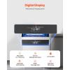 imageVEVOR Commercial Ice Maker Machine 130Lbs24H with 33Lbs Storage 45 Cubes per Cycle Stainless Steel Freestanding ampamp Under Counter Ice Maker with LED Display ampamp SelfCleaning for Home Bar Restaurantwhite