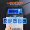 imageVEVOR Commercial Ice Maker Machine 130Lbs24H with 33Lbs Storage 45 Cubes per Cycle Stainless Steel Freestanding ampamp Under Counter Ice Maker with LED Display ampamp SelfCleaning for Home Bar Restaurantwhite