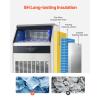 imageVEVOR Commercial Ice Maker Machine 130Lbs24H with 33Lbs Storage 45 Cubes per Cycle Stainless Steel Freestanding ampamp Under Counter Ice Maker with LED Display ampamp SelfCleaning for Home Bar Restaurantwhite