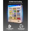 imageVEVOR Commercial Merchandiser Refrigerator Triple Glass Doors Cubic Ft Upright Display Beverage Cooler 79quot Tall x 60quot Width Fridge with LED Lighting for Drink Wine Soda Gold 35 cuft35 cuft