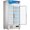 imageVEVOR Commercial Merchandiser Refrigerator Triple Glass Doors Cubic Ft Upright Display Beverage Cooler 79quot Tall x 60quot Width Fridge with LED Lighting for Drink Wine Soda Gold 35 cuft23 cuft