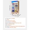 imageVEVOR Commercial Merchandiser Refrigerator Triple Glass Doors Cubic Ft Upright Display Beverage Cooler 79quot Tall x 60quot Width Fridge with LED Lighting for Drink Wine Soda Gold 35 cuft23 cuft