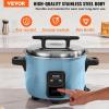 imageVEVOR Commercial Rice Cooker 40Cup Rice Cooker 845 Qt  8 Liter Large Rice Cooker and Warmer with Nonstick Inner Pot Fast Cooking and 24Hour Keep Warm with Rice Cup and Paddle for Restaurant40 CUPS COOKED RICE