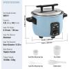 imageVEVOR Commercial Rice Cooker 40Cup Rice Cooker 845 Qt  8 Liter Large Rice Cooker and Warmer with Nonstick Inner Pot Fast Cooking and 24Hour Keep Warm with Rice Cup and Paddle for Restaurant50 CUPS COOKED RICE