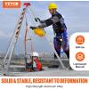 imageVEVOR Confined Space Tripod Kit 1800 lbs Winch Confined Space Tripod 7 Legs and 98 Cable Confined Space Rescue Tripod 328 Fall Protection Harness Storage Bag for Traditional Confined Spaces2600 lbs wHarness