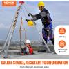imageVEVOR Confined Space Tripod Kit 1800 lbs Winch Confined Space Tripod 7 Legs and 98 Cable Confined Space Rescue Tripod 328 Fall Protection Harness Storage Bag for Traditional Confined Spaces1200 lbs wHarness