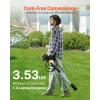 imageVEVOR Cordless Stick Water Transfer Pump 528GPH Portable Sump Pump with NPT34quot Garden Hose Compatible with Dewalt 20V MAX Battery No Battery Electric Utility Stick Pump for Pool Garden Pond
