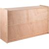 imageVEVOR Cubby Mobile Tray Storage Cabinet 20Compartment Cubby Storage Shelf Cubby Storage Cabinet 4 x 5 Classroom Cubbies Classroom Furniture for Home Daycare and Preschool Natural20Section