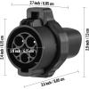 imageVEVOR Designed for Tesla to J1772 Adapter 48A 240V Fit for All J1772 EVs IP56 EV Charger Adapter with AntiDrop Lock ampamp Storage Bag for Tesla Wall Connector Destination Charger and Mobile ConnectorJ1772 to Tesla  80A