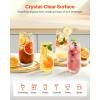 imageVEVOR Drinking Glasses Set 16Piece Crystal Glass Cups Elegant Mixed Glassware Set with 8 Pcs 1826 Oz Highball and 8 Pcs 115 Oz Cocktail Drinkware for Kitchen Beer Smoothie Juice Soda Wine