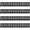 imageVEVOR E Track TieDown Rail Kit 32PCS 5FT ETracks Set Includes 8 Steel Rails ampamp 8 O Rings ampamp 8 TieOffs with DRing ampamp 8 End Caps Securing Accessories for Cargo Motorcycles and Bikes5FT28Pcs