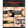 imageVEVOR E Track TieDown Rail Kit 32PCS 5FT ETracks Set Includes 8 Steel Rails ampamp 8 O Rings ampamp 8 TieOffs with DRing ampamp 8 End Caps Securing Accessories for Cargo Motorcycles and Bikes5FT28Pcs