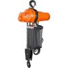 imageVEVOR Electric Chain Hoist 2200 lbs Load Capacity 10 ft Lifting Height 120V Single Phase Overhead Crane with Chain 10 ft Wired Remote Control for Garage Shop Hotel and HomeOrange  Black