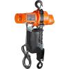 imageVEVOR Electric Chain Hoist 2200 lbs Load Capacity 10 ft Lifting Height 120V Single Phase Overhead Crane with Chain 10 ft Wired Remote Control for Garage Shop Hotel and HomeOrange  Black