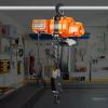 imageVEVOR Electric Chain Hoist 2200 lbs Load Capacity 10 ft Lifting Height 120V Single Phase Overhead Crane with Chain 10 ft Wired Remote Control for Garage Shop Hotel and HomeOrange  Black