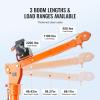 imageVEVOR Electric Pickup Truck Crane 1100 lbs Folding TruckMounted Bed Crane with Electric Winch 3500 lbs 360 Swivel for Lifting Goods in Construction Factory2200 lbs with Electric Winch 6000 lbs
