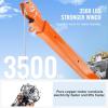 imageVEVOR Electric Pickup Truck Crane 1100 lbs Folding TruckMounted Bed Crane with Electric Winch 3500 lbs 360 Swivel for Lifting Goods in Construction Factory1100 lbs with Electric Winch 3500 lbs