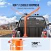 imageVEVOR Electric Pickup Truck Crane 1100 lbs Folding TruckMounted Bed Crane with Electric Winch 3500 lbs 360 Swivel for Lifting Goods in Construction Factory1100 lbs with Electric Winch 3500 lbs