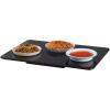 imageVEVOR Electric Warming Tray Food Warming Trays for Buffet Warming Trays with Adjustable Temperature Control Portable Tempered Glass Food Warmer Hot Plate Perfect for Parties Catering HolidaysBlack