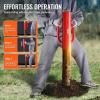 imageVEVOR Fence Post Driver Heavy Duty T Post Driver with Handles Metal Manual Pounder Rammer for UChannelWooden Fence Fits TPosts with Inner Diameter up to 61inIdeal for Farm Garden Yard27 14LB