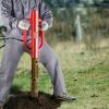 imageVEVOR Fence Post Driver Heavy Duty T Post Driver with Handles Metal Manual Pounder Rammer for UChannelWooden Fence Fits TPosts with Inner Diameter up to 61inIdeal for Farm Garden Yard411 22LB