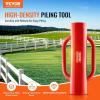 imageVEVOR Fence Post Driver Heavy Duty T Post Driver with Handles Metal Manual Pounder Rammer for UChannelWooden Fence Fits TPosts with Inner Diameter up to 61inIdeal for Farm Garden Yard27 14LB