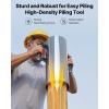 imageVEVOR Fence Post Driver Heavy Duty T Post Driver with Handles Metal Manual Pounder Rammer for UChannelWooden Fence Fits TPosts with Inner Diameter up to 61inIdeal for Farm Garden Yard61 24LB