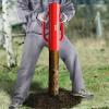 imageVEVOR Fence Post Driver Heavy Duty T Post Driver with Handles Metal Manual Pounder Rammer for UChannelWooden Fence Fits TPosts with Inner Diameter up to 61inIdeal for Farm Garden Yard27 14LB
