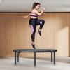 imageVEVOR Foldable Mini Trampoline 40 Inch Fitness Rebounder Max Load 330 lbs Exercise Trampoline Stable ampamp Quiet IndoorOutdoor Workout Adults40 Round Bungee cords