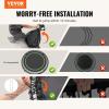 imageVEVOR Foldable Mini Trampoline 40 Inch Fitness Rebounder Max Load 330lbs Exercise Trampoline Stable ampamp Quiet Trampoline with 4 Level Height Adjustable Foam Handle for Adults IndoorGarden Workout40 Round Bungee cords Handle