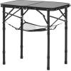 imageVEVOR Folding Camping Table Adjustable Height Aluminum MDF Outdoor Portable Lightweight for Cooking Beach Picnic Travel 24 x 16 inchBlack