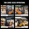 imageVEVOR Forklift Extensions 96 Inch Pallet Fork Extensions 45 Inch Width Heavy Duty Fork Extensions for Forklifts 1 Pair Forklift Extensions for Forklift Truck96 x 45 Inch