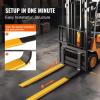 imageVEVOR Forklift Extensions 96 Inch Pallet Fork Extensions 45 Inch Width Heavy Duty Fork Extensions for Forklifts 1 Pair Forklift Extensions for Forklift Truck84 x 45 Inch