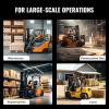 imageVEVOR Forklift Extensions 96 Inch Pallet Fork Extensions 45 Inch Width Heavy Duty Fork Extensions for Forklifts 1 Pair Forklift Extensions for Forklift Truck60 x 45 Inch