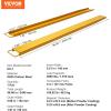 imageVEVOR Forklift Extensions 96 Inch Pallet Fork Extensions 65 Inch Width Heavy Duty Fork Extensions for Forklifts 1 Pair Forklift Extensions for Forklift Truck96 x 55 Inch