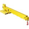 imageVEVOR Forklift Jib Boom Crane 6000lbs Capacity Manual Telescoping Boom Extends Up to 561 inches Forklift Mobile Crane with 2 Hooks Adjustable Forklift Crane Attachment for Warehouse Factories