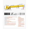 imageVEVOR Forklift Jib Boom Crane 6000lbs Capacity Manual Telescoping Boom Extends Up to 561 inches Forklift Mobile Crane with 2 Hooks Adjustable Forklift Crane Attachment for Warehouse Factories