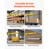 imageVEVOR Forklift Jib Boom Crane 6000lbs Capacity Manual Telescoping Boom Extends Up to 561 inches Forklift Mobile Crane with 2 Hooks Adjustable Forklift Crane Attachment for Warehouse Factories