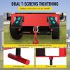 imageVEVOR Forklift Lifting Hook 4400lbs Capacity Forklift Lifting Hoist Red Forklift Mobile Crane with Swivel Hook and Two Large TScrews Hook Forklift Lifting Hoist Fork Lifting Attachment4400 LBS