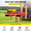 imageVEVOR Forklift Lifting Hook 4400lbs Capacity Forklift Lifting Hoist Red Forklift Mobile Crane with Swivel Hook and Two Large TScrews Hook Forklift Lifting Hoist Fork Lifting Attachment6600LBS