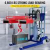 imageVEVOR Forklift Lifting Hook 4400lbs Capacity Forklift Lifting Hoist Red Forklift Mobile Crane with Swivel Hook and Two Large TScrews Hook Forklift Lifting Hoist Fork Lifting Attachment6600LBS