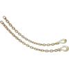 imageVEVOR G80 Transport Binder Chain 38quot x 29 2Pack Tow Chain with Clevis Snap Hook 7100 lbs Safe Working Load Heavy Duty Logging Chain for Transporting Towing Truck Tie Down Binding Equipment1 Pack
