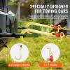 imageVEVOR G80 V Bridle Chain 516quot x 3 Towing Chain Bridle with R Hooks T Hooks J Hooks and Grab Hooks Transport Tow Chain Bridle with 10800 lbs Safe Working Load for Flatbed Truck Wrecker Recovery38Inch x 2FT