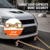 imageVEVOR G80 V Bridle Chain 516quot x 3 Towing Chain Bridle with R Hooks T Hooks J Hooks and Grab Hooks Transport Tow Chain Bridle with 10800 lbs Safe Working Load for Flatbed Truck Wrecker Recovery516Inch x 3FT